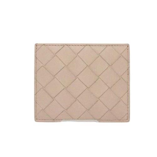 Pre-owned Leather wallets Bottega Veneta Vintage , Beige , Heren