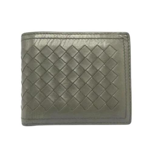 Pre-owned Leather wallets Bottega Veneta Vintage , Green , Dames