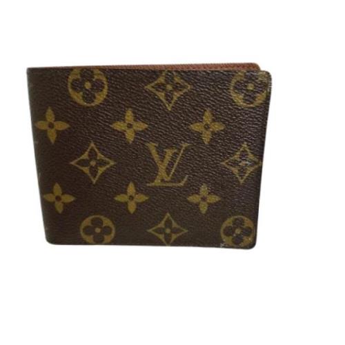 Pre-owned Canvas wallets Louis Vuitton Vintage , Brown , Dames