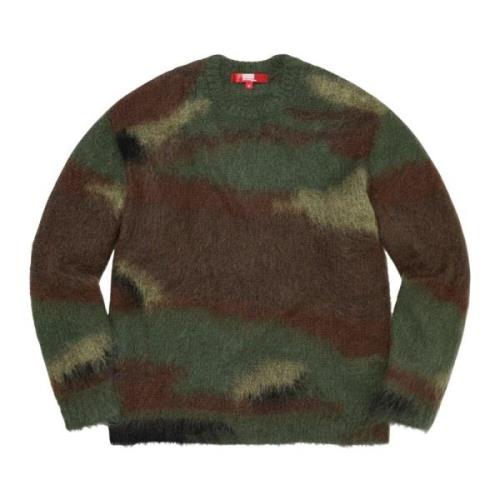 Limited Edition Geborstelde Camo Sweater Comme des Garçons , Multicolo...