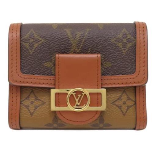 Pre-owned Leather wallets Louis Vuitton Vintage , Brown , Dames