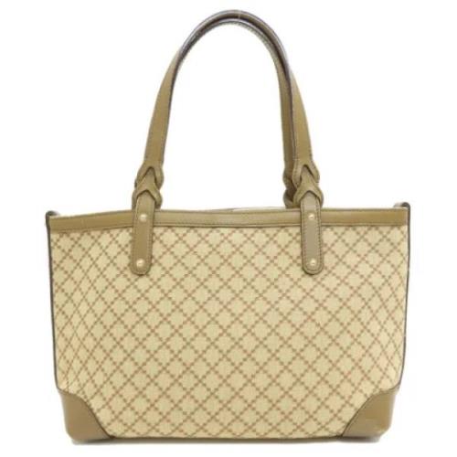 Pre-owned Fabric gucci-bags Gucci Vintage , Beige , Dames