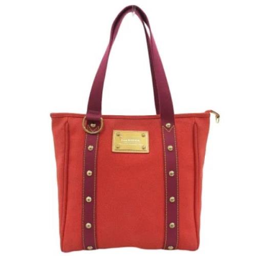 Pre-owned Fabric louis-vuitton-bags Louis Vuitton Vintage , Red , Dame...