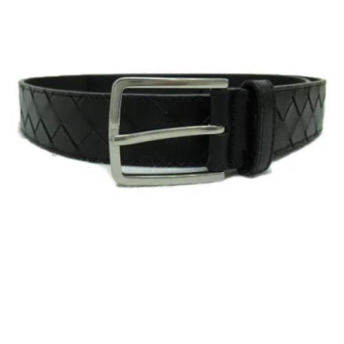 Pre-owned Leather belts Bottega Veneta Vintage , Black , Dames