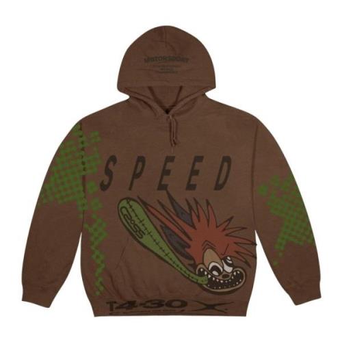 Beperkte oplage Speed Hoodie Bruin Travis Scott , Brown , Heren