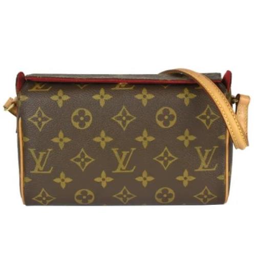 Pre-owned Canvas shoulder-bags Louis Vuitton Vintage , Brown , Dames