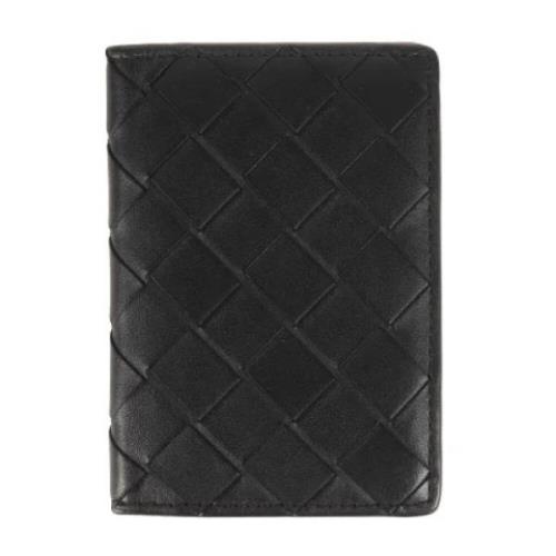 Pre-owned Leather wallets Bottega Veneta Vintage , Black , Heren