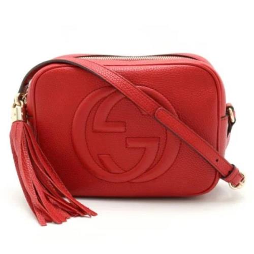 Pre-owned Leather gucci-bags Gucci Vintage , Red , Dames