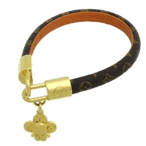 Pre-owned Fabric bracelets Louis Vuitton Vintage , Black , Dames