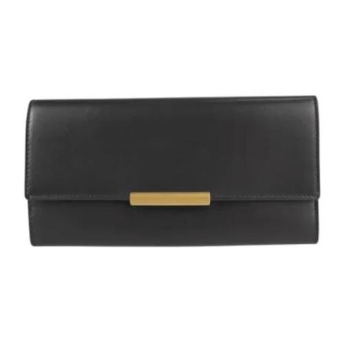 Pre-owned Leather wallets Bottega Veneta Vintage , Black , Dames