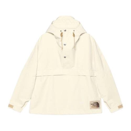 Beperkte oplage Licht nylon windjack Gucci , Beige , Heren