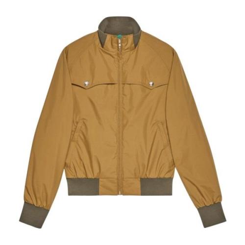 Beperkte oplage Licht Nylon Bomber Gucci , Yellow , Dames