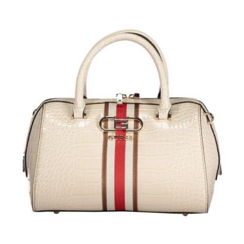 Luxe Polyethyleen Handtas Guess , Beige , Dames