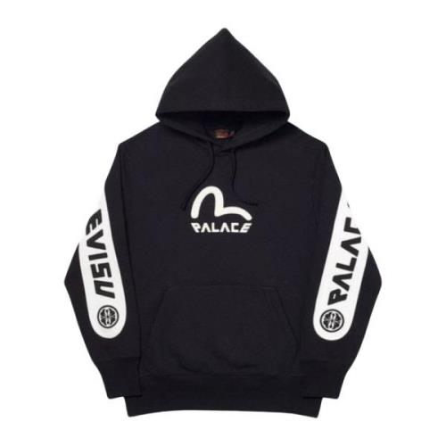 Beperkte Oplage Zwarte Hoodie Evisu , Black , Heren