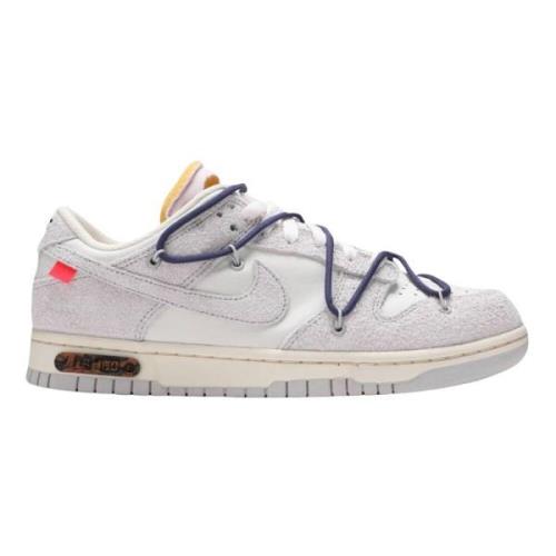 Beperkte Oplage Off-White Dunk Low Lot 18 Nike , White , Heren