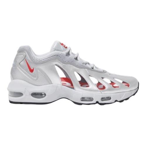 Beperkte oplage Supreme Air Max 96 Zilver Nike , Gray , Heren