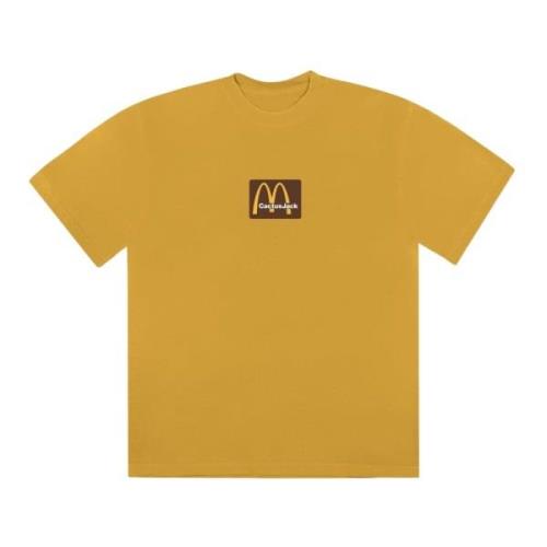 Beperkte oplage Sesame Inv II T-shirt Goud Travis Scott , Yellow , Her...