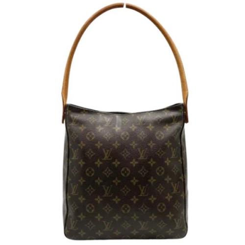 Pre-owned Canvas shoulder-bags Louis Vuitton Vintage , Brown , Dames