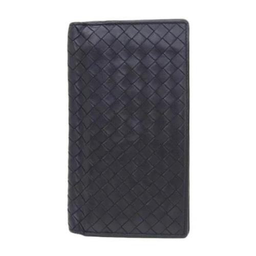 Pre-owned Leather wallets Bottega Veneta Vintage , Black , Unisex