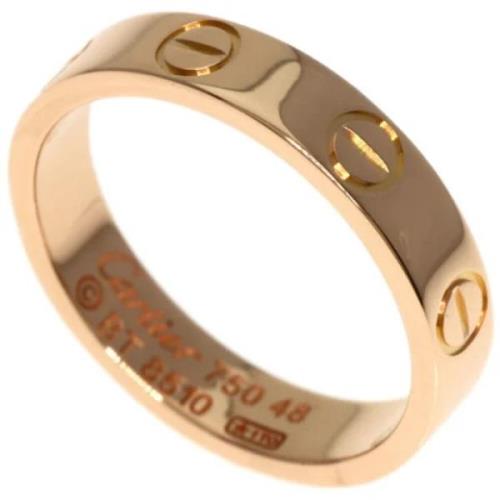 Pre-owned Rose Gold rings Cartier Vintage , Pink , Dames