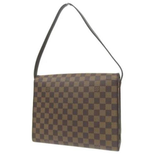 Pre-owned Fabric louis-vuitton-bags Louis Vuitton Vintage , Brown , Da...