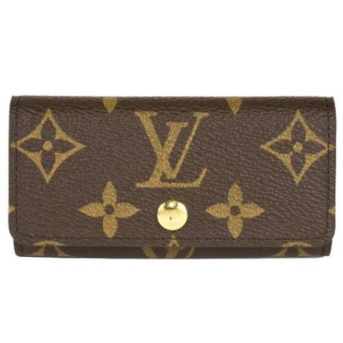 Pre-owned Canvas key-holders Louis Vuitton Vintage , Brown , Dames