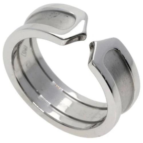 Pre-owned White Gold rings Cartier Vintage , Gray , Dames