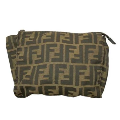 Pre-owned Canvas fendi-bags Fendi Vintage , Brown , Dames