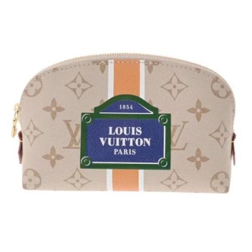 Pre-owned Fabric louis-vuitton-bags Louis Vuitton Vintage , Beige , Da...