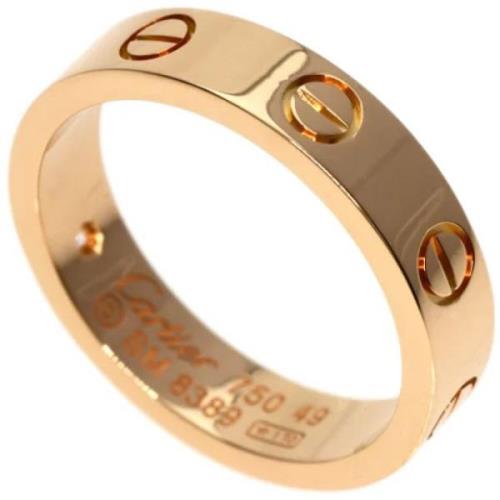 Pre-owned Rose Gold rings Cartier Vintage , Pink , Dames