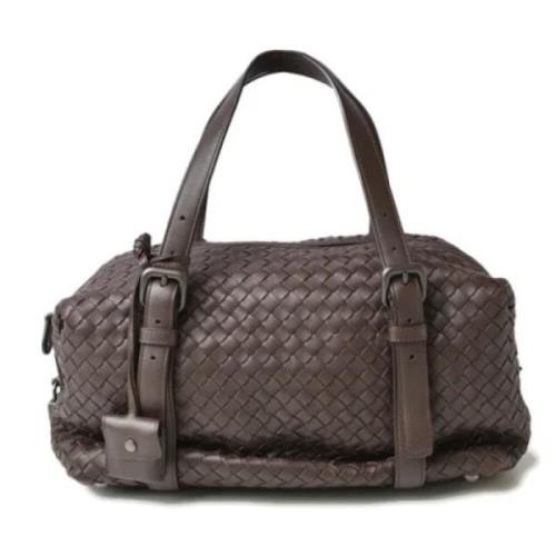 Pre-owned Fabric travel-bags Bottega Veneta Vintage , Brown , Dames