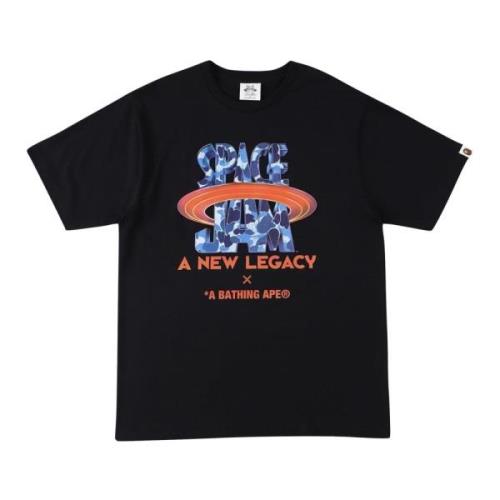 Space Jam Logo Tee Limited Edition A Bathing APE , Black , Heren