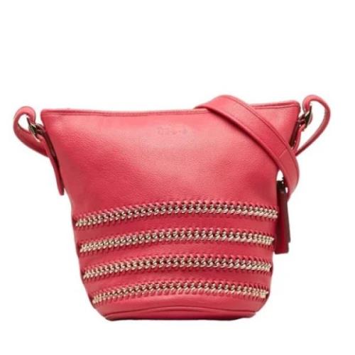 Pre-owned Leather shoulder-bags Coach Pre-owned , Pink , Dames