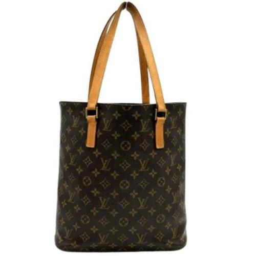 Pre-owned Plastic totes Louis Vuitton Vintage , Brown , Dames