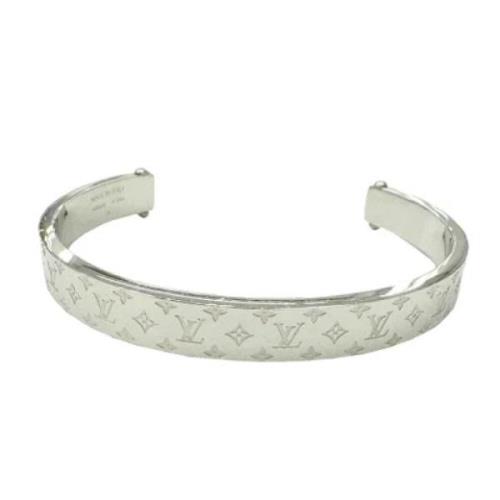 Pre-owned Metal bracelets Louis Vuitton Vintage , Gray , Dames