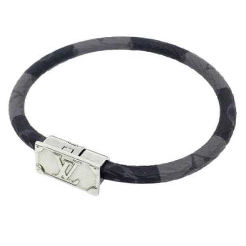 Pre-owned Fabric bracelets Louis Vuitton Vintage , Black , Dames