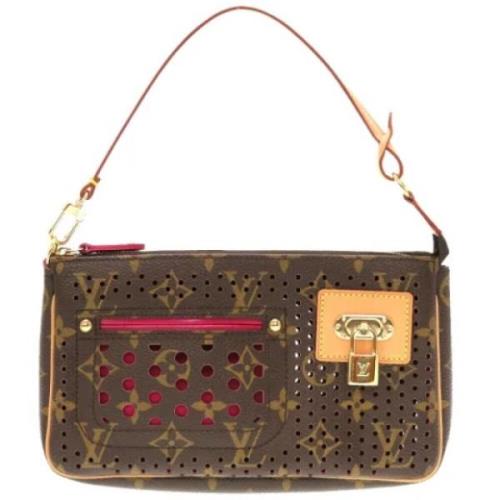 Pre-owned Fabric louis-vuitton-bags Louis Vuitton Vintage , Brown , Da...