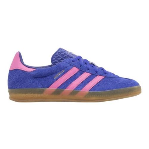 Limited Edition Gazelle Indoor Lucid Blue Pink Adidas , Blue , Heren