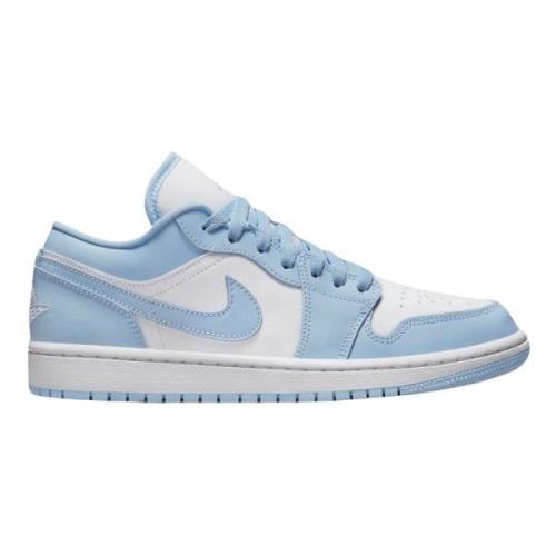 Beperkte oplage Air Jordan 1 Low Aluminum Nike , Blue , Dames