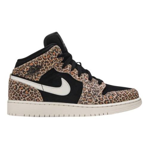 Leopard Print Mid SE Sneakers Nike , Multicolor , Heren