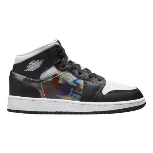 Limited Edition Air Jordan 1 Mid Hologram Nike , Multicolor , Dames