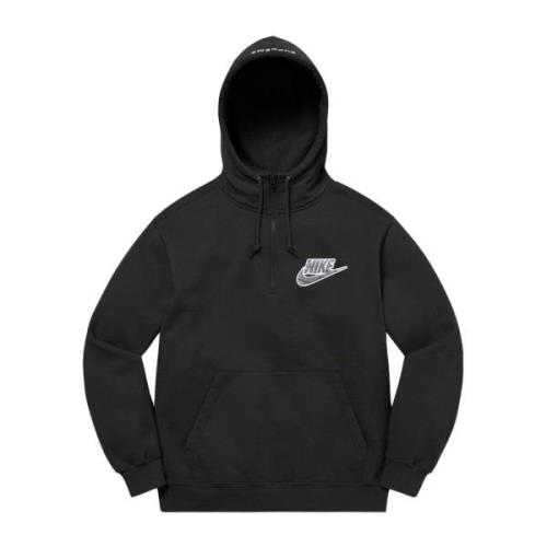 Beperkte oplage Half Zip Hooded Sweatshirt Zwart Nike , Black , Heren