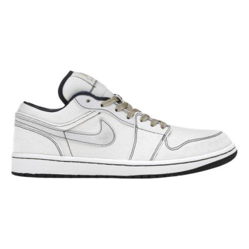 Retro Phat Low Jeter Canvas Nike , White , Heren