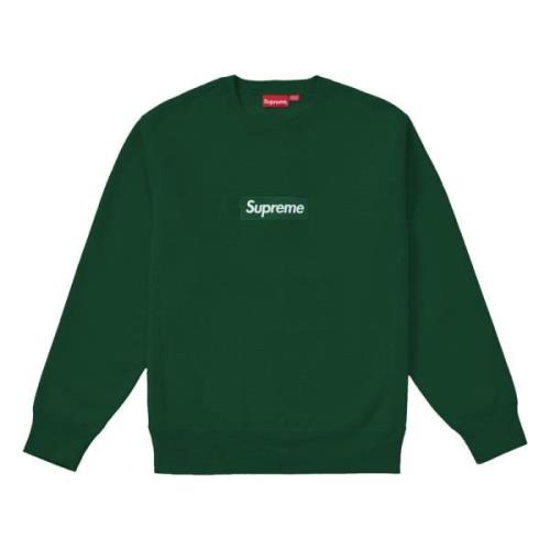 Donkergroen Limited Edition Crewneck Fw18 Supreme , Green , Heren