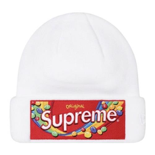 Beperkte oplage Skittles Beanie Wit Supreme , White , Unisex