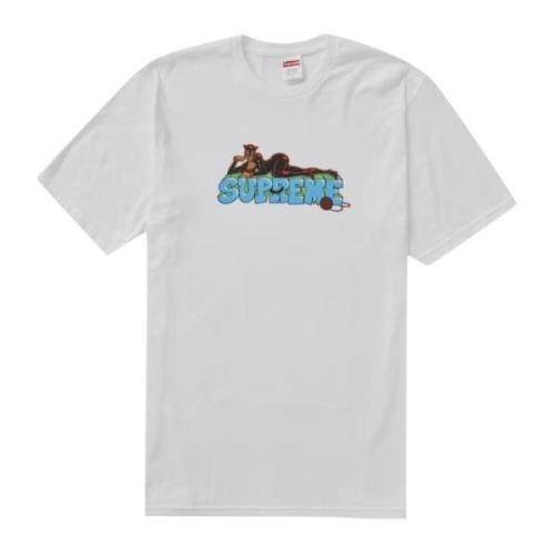 Catwoman Tee Limited Edition Wit Supreme , White , Heren