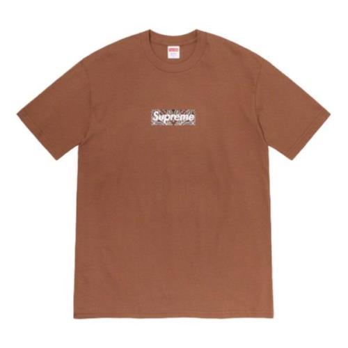 Limited Edition Bandana Tee Bruin Supreme , Brown , Heren