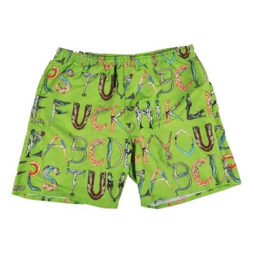 Alfabet Water Shorts Lime Limited Edition Supreme , Green , Heren