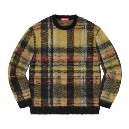 Beperkte Oplage Geborstelde Ruit Sweater Supreme , Multicolor , Heren