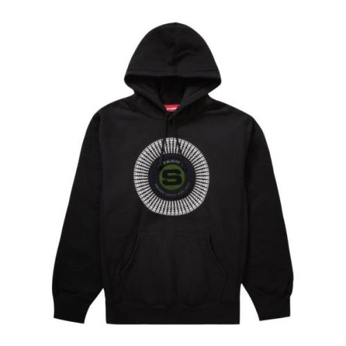 Chenille Appliqué Hoodie Limited Edition Supreme , Black , Heren